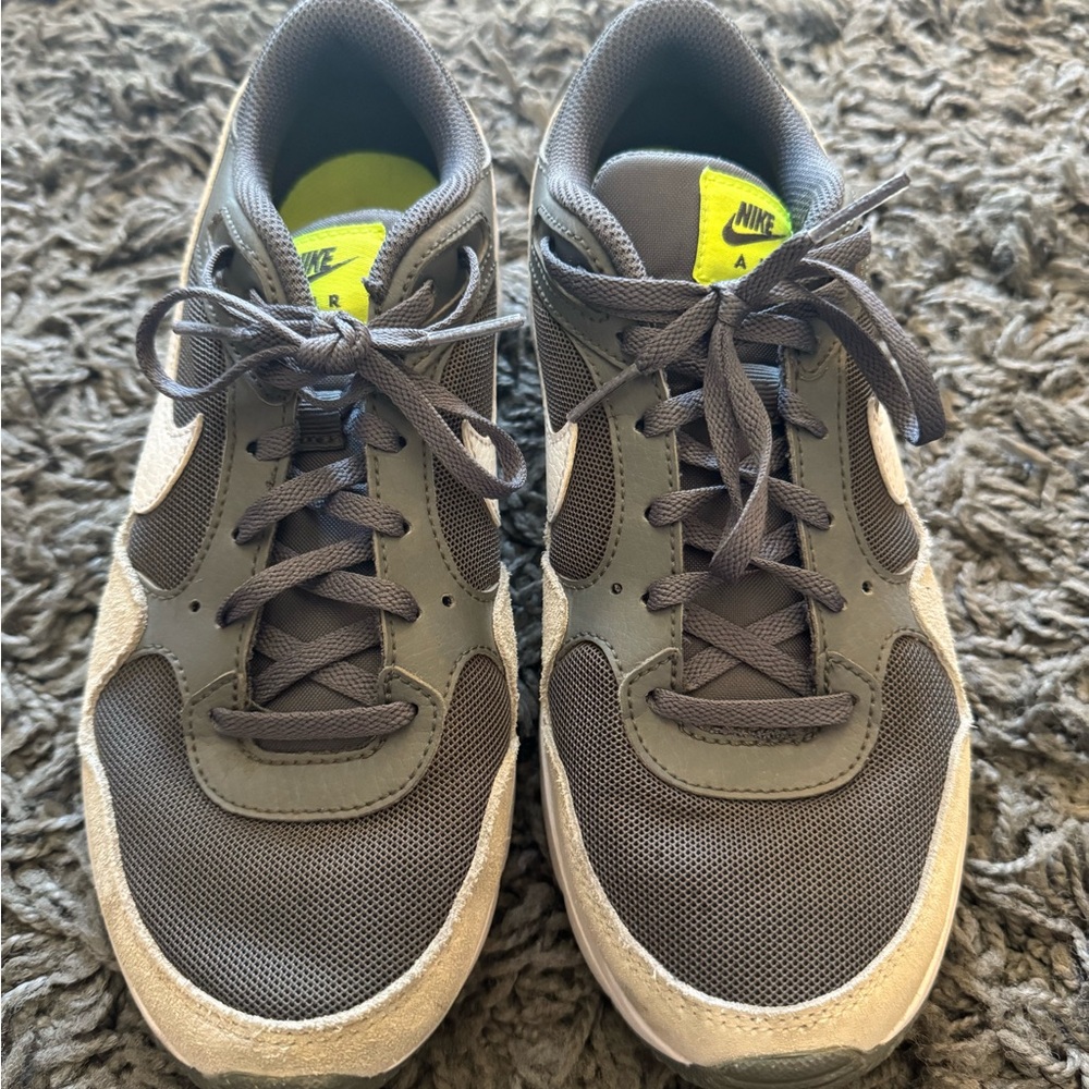 Nike kids Gray and Cream Sneakers